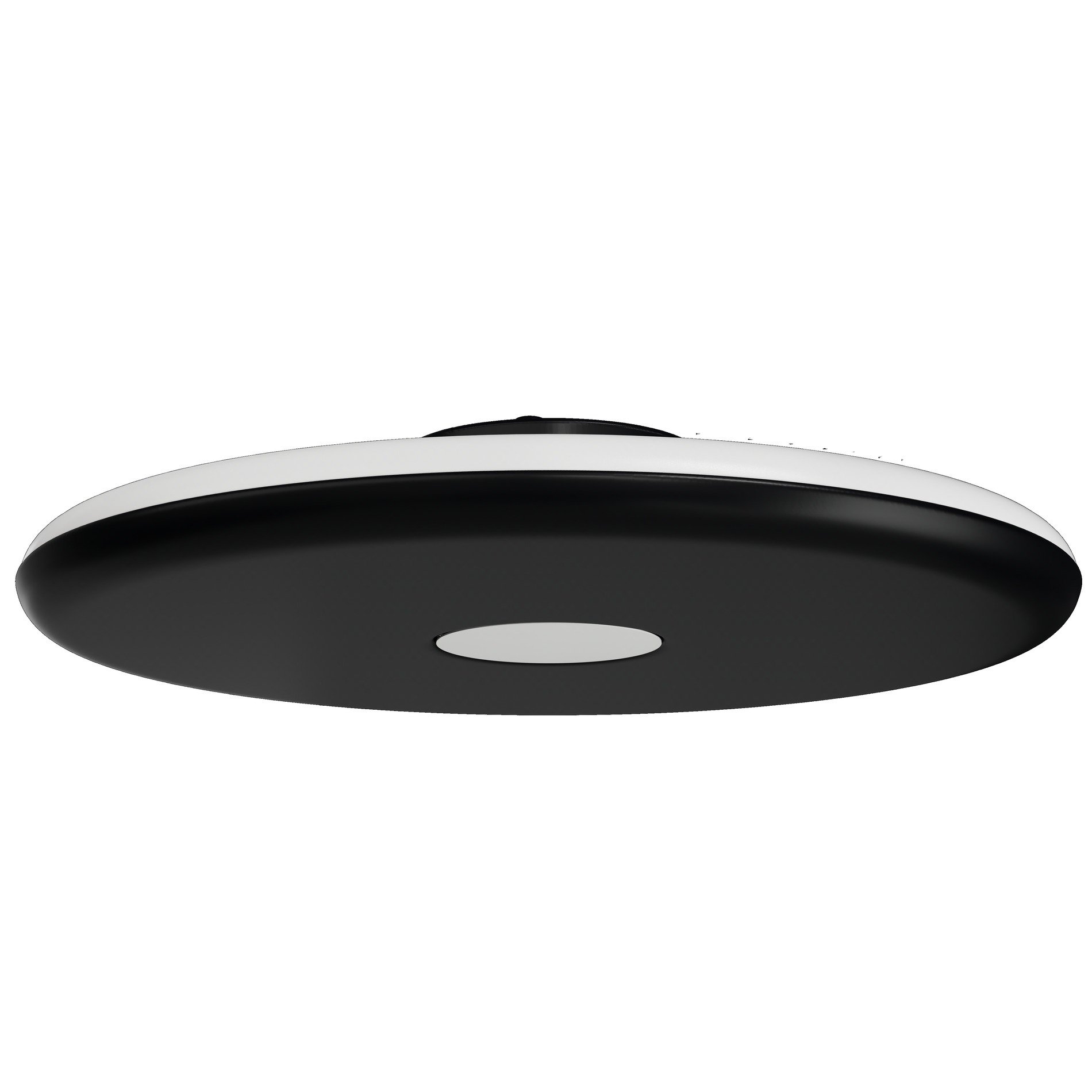 OS ZET60038 ZETA 2 PF stropní/nástěnné plastové svítidlo černá IP40 3000 K 38W LED - OSMONT