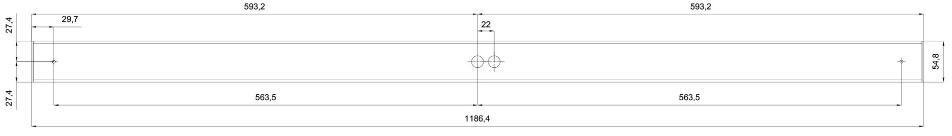 OS MAT60501 MATAR 3 stropní/nástěnné plastové svítidlo bílá IP44 4000 K 18W LED DALI - OSMONT (obrázek 4)