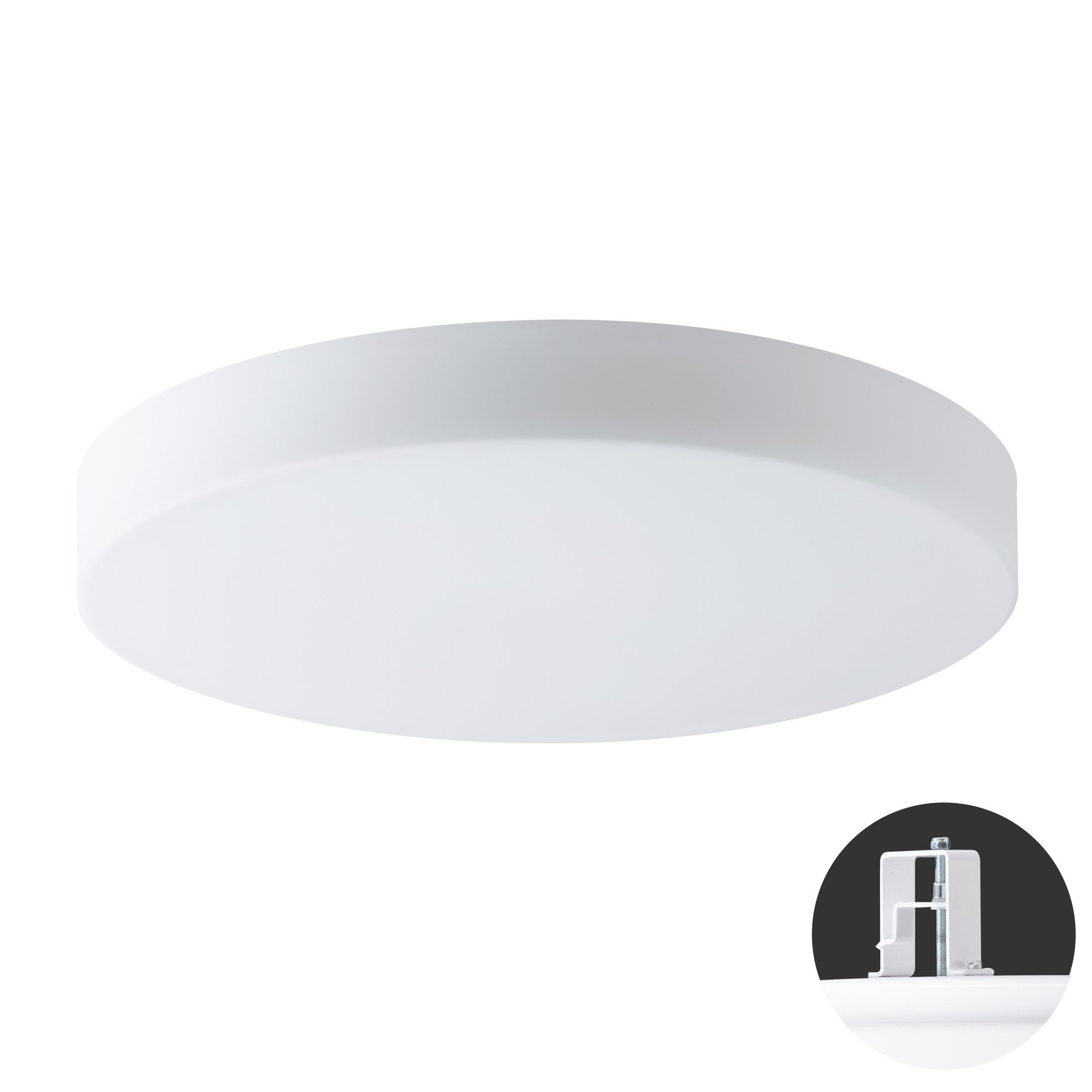 OS ELS72486 ELSA V16 stropní/nástěnné skleněné polovestavné svítidlo bílá IP44 3000 K 35W LED - OSMONT