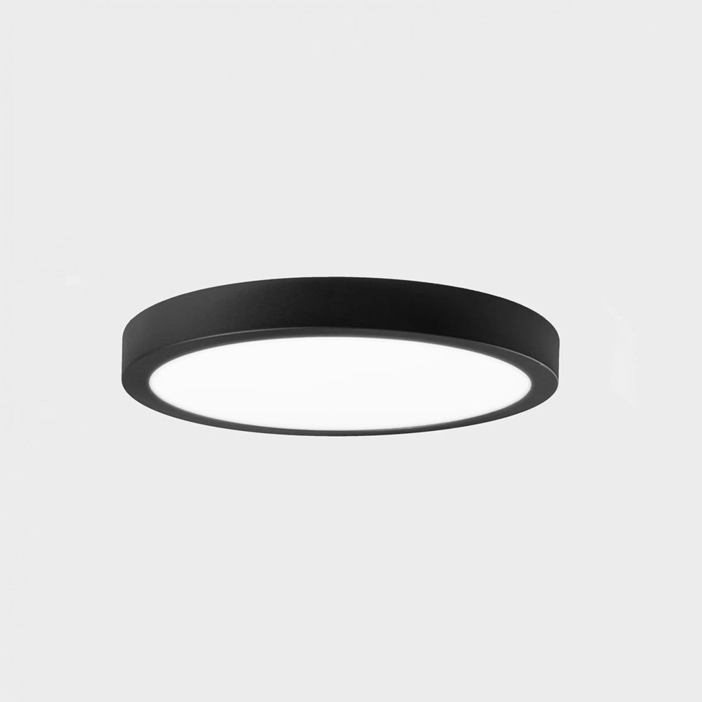 KHL K51700.03.SR.BK-BK.OP.ST.8.27 DISC SLIM stropní svítidlo 225mm černá 24W 2700K Non-Dimm - KOHL-Lighting