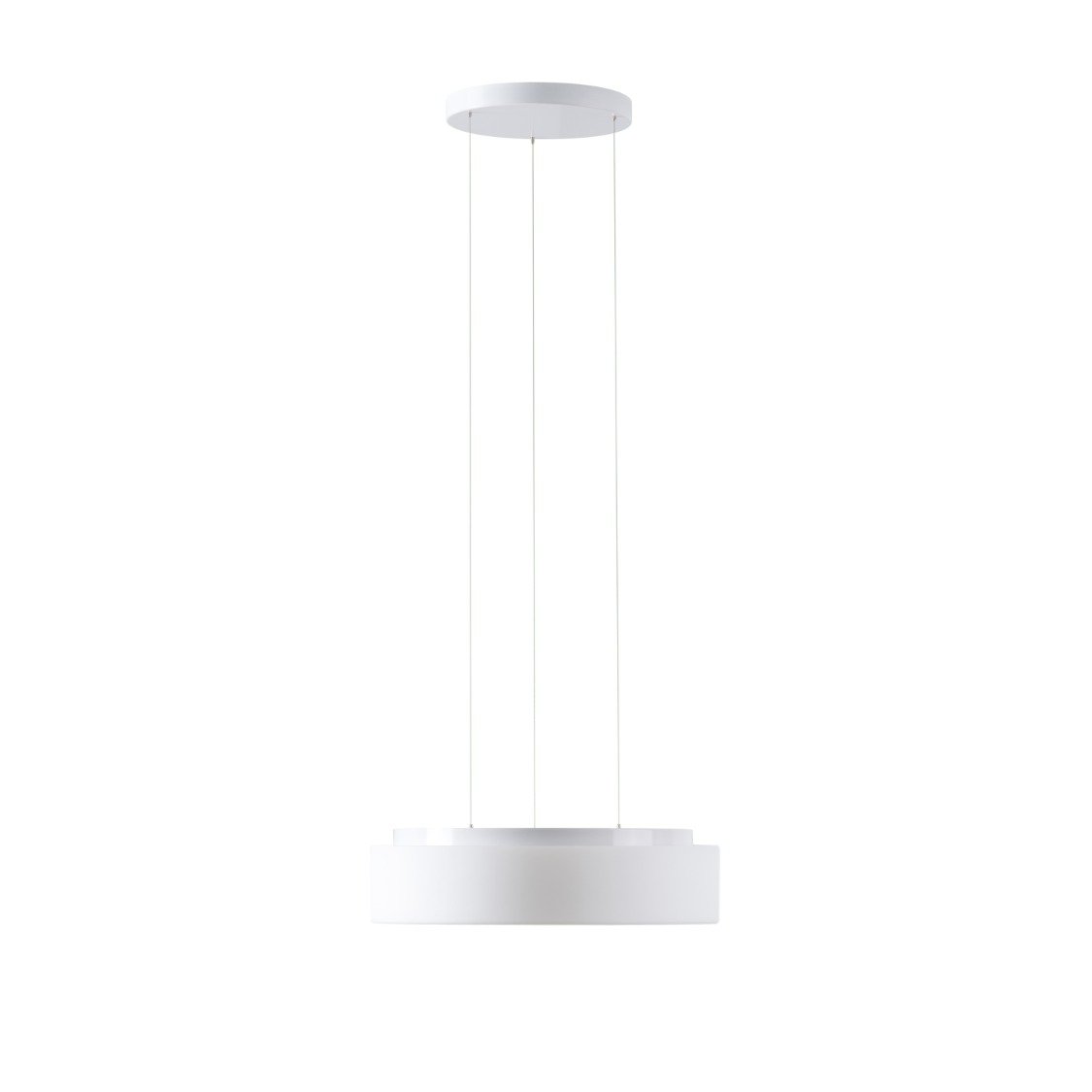 Levně OS ERI73538 ERIS LE3 závěsné skleněné svítidlo bílá IP40 4000 K 24W LED - OSMONT