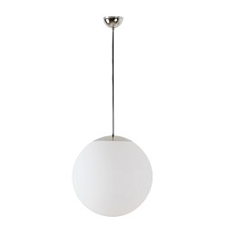 Obrázek pro produkt ADRIA P3 závěsné skleněné svítidlo nerez / bílá IP40 40W E27 HF - OSMONT