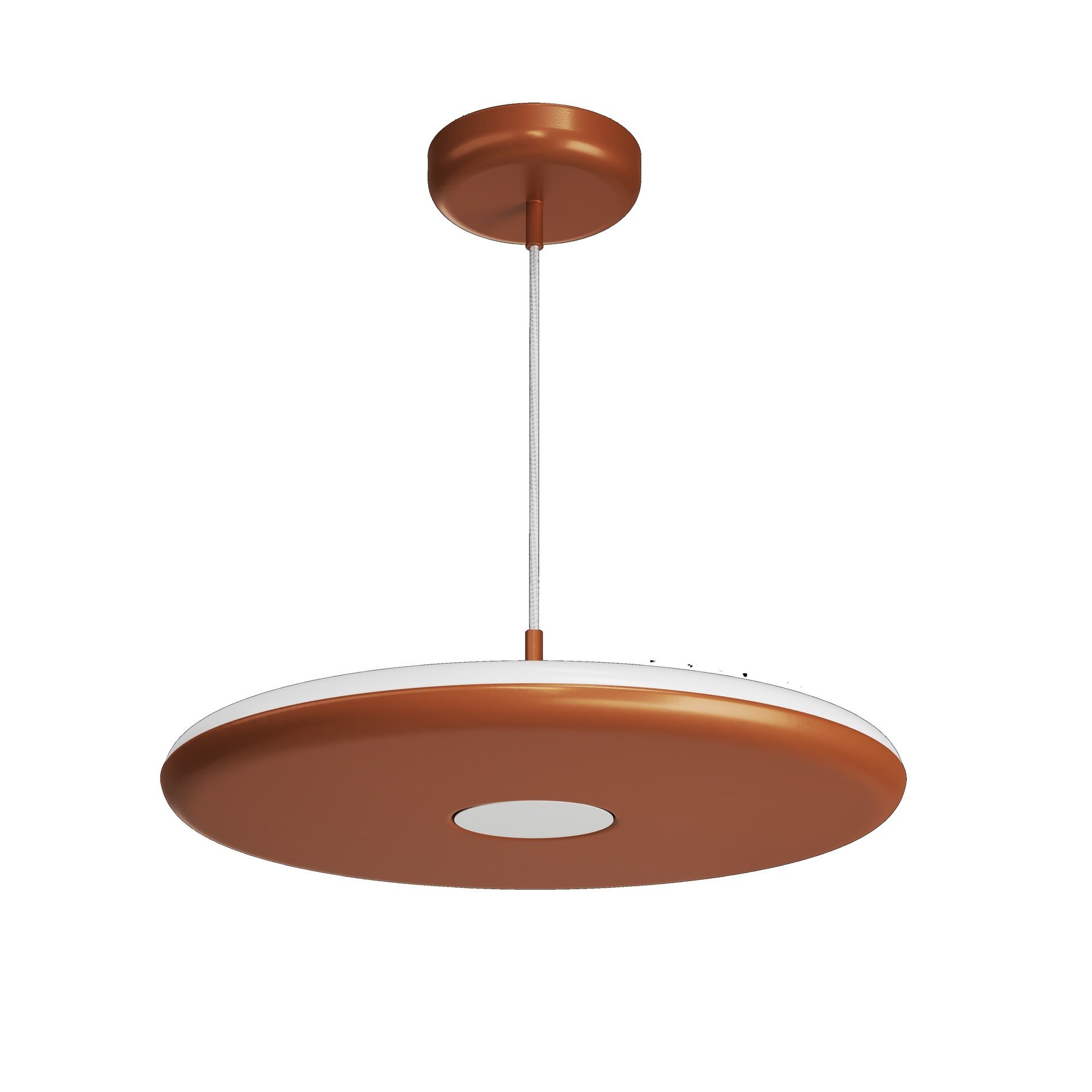 OS ZET60094 ZETA ST2 PF závěsné plastové svítidlo terakota / bílá IP40 3000 K 38W LED - OSMONT