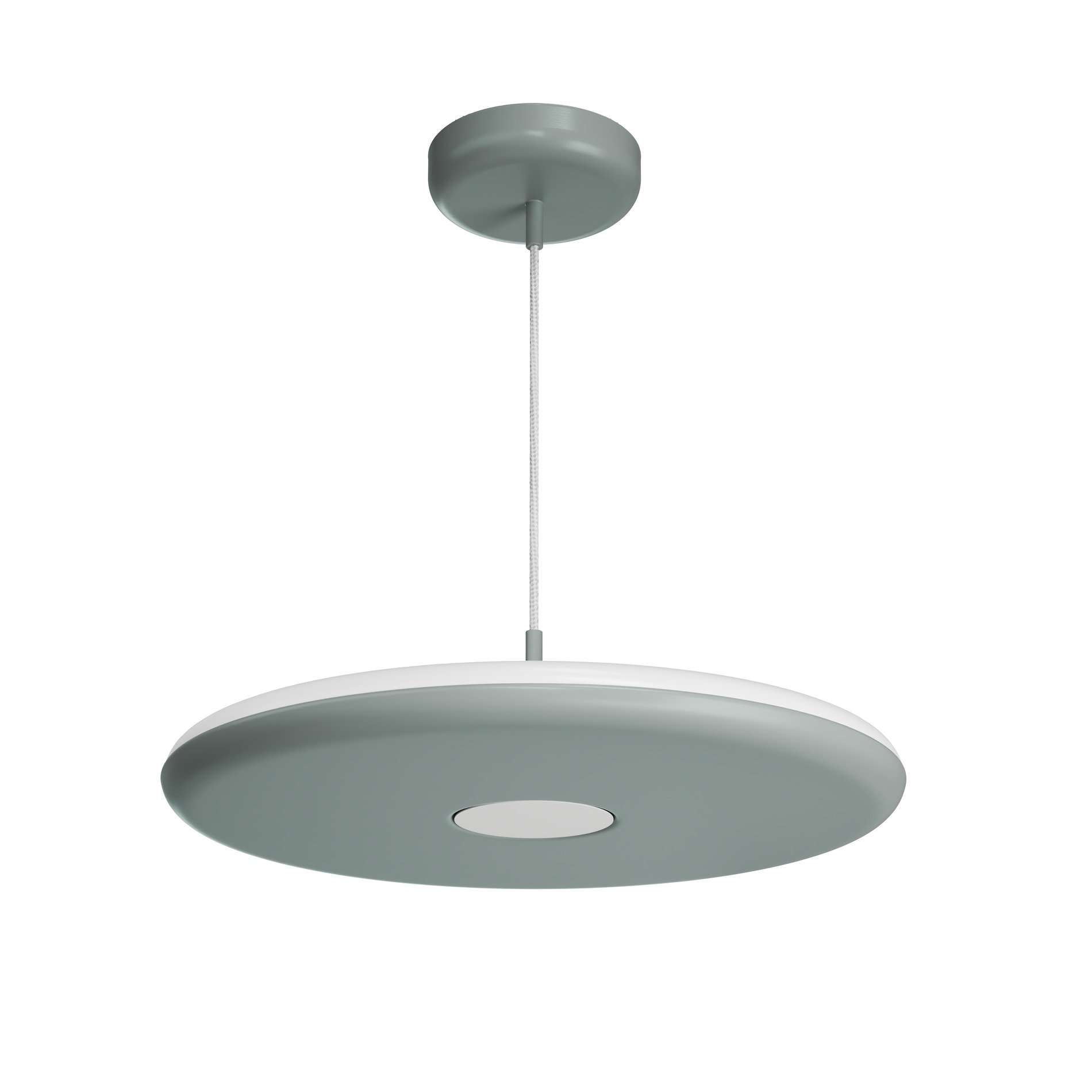 OS ZET60088 ZETA ST2 PF závěsné plastové svítidlo šedá / bílá IP40 3000 K 38W LED - OSMONT