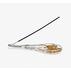 Obrázek pro produkt Dekorace - Herbarium / Incense Stick Holder čirá / zlatá - Lasvit