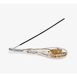 Dekorace - Herbarium / Incense Stick Holder čirá / zlatá - Lasvit Obrázek pro produkt Dekorace - Herbarium / Incense Stick Holder čirá / zlatá - Lasvit