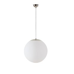 Obrázek pro produkt ADRIA S3 závěsné skleněné svítidlo nerez / bílá IP40 40W E27 HF - OSMONT