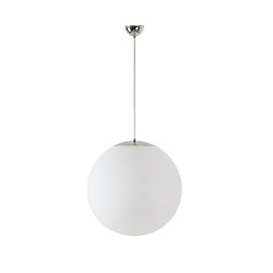 Obrázek pro produkt ADRIA S4 závěsné skleněné svítidlo nerez / bílá IP40 40W E27 HF - OSMONT