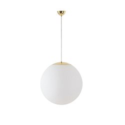Obrázek pro produkt ADRIA S4 závěsné skleněné svítidlo mosaz / bílá IP40 40W E27 HF - OSMONT