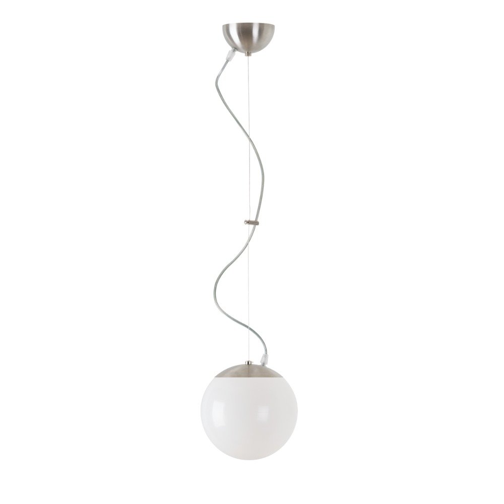 OS ISI72886 ISIS L1 PM závěsné plastové svítidlo kartáčovaná nerez / bílá IP40 4000 K 8W LED - OSMONT