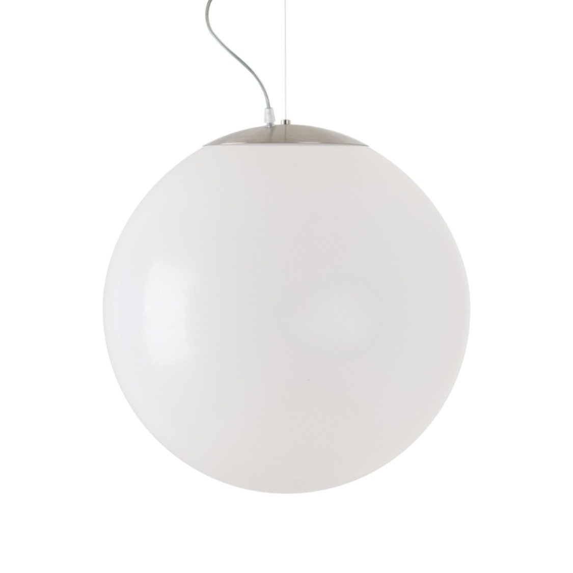 Levně OS ISI60118 ISIS L5 PM HP závěsné plastové svítidlo kartáčovaná nerez / bílá IP40 3000 K 65W LED - OSMONT