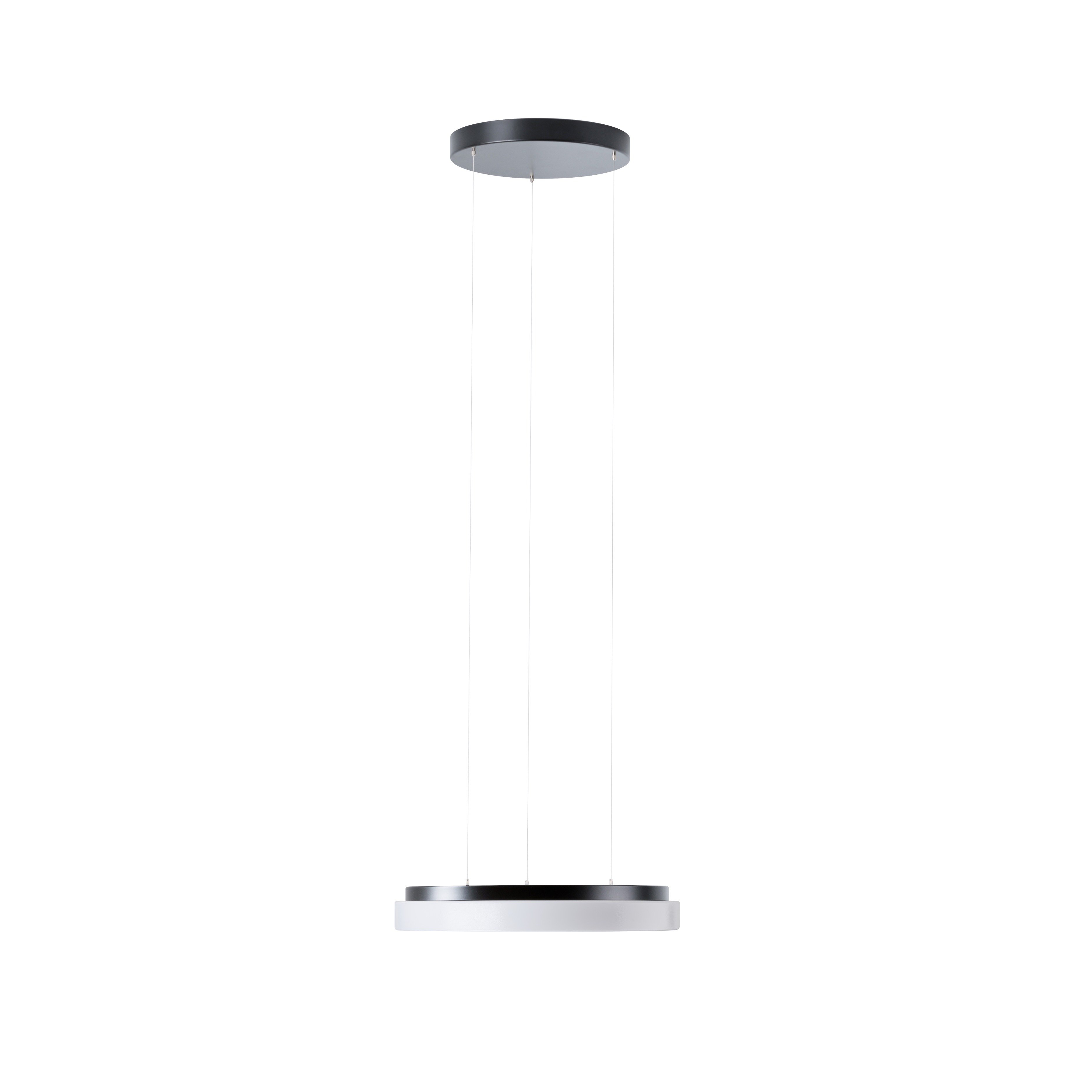 OS COR72302 CORVUS LE1 závěsné plastové svítidlo černá / bílá IP40 3000 K 25W LED - OSMONT
