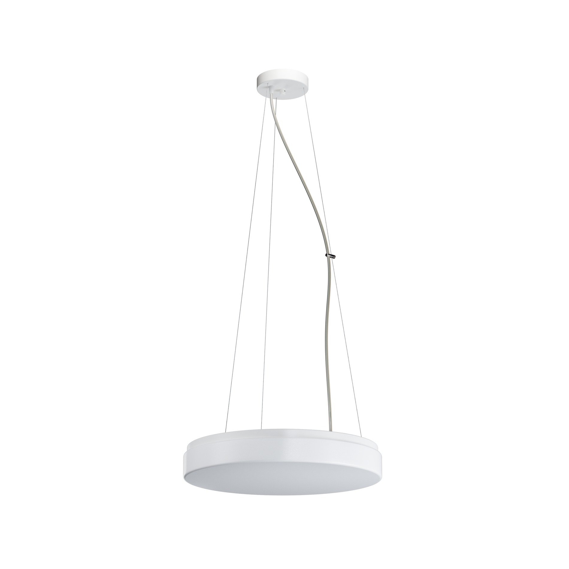 OS DEL68439 DELIA L3 závěsné plastové svítidlo bílá IP40 3000 K 48W LED DALI - OSMONT