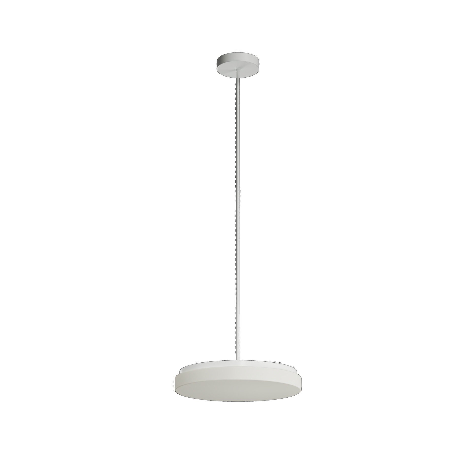 Levně OS CAR60000 CARINA P1 závěsné skleněné svítidlo bílá IP40 3000 K 26W LED - OSMONT