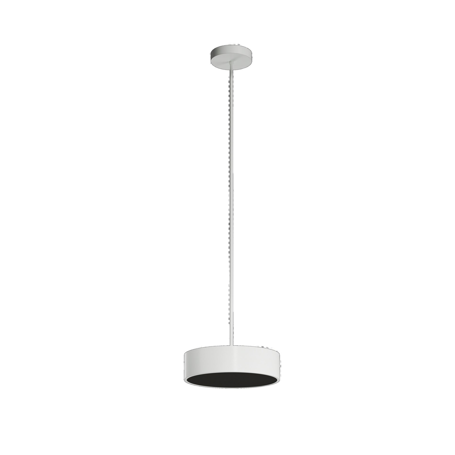 OS KRU60160 KRUGER P1 FC závěsné plastové svítidlo bílá / černá IP40 3000 K 18W LED - OSMONT
