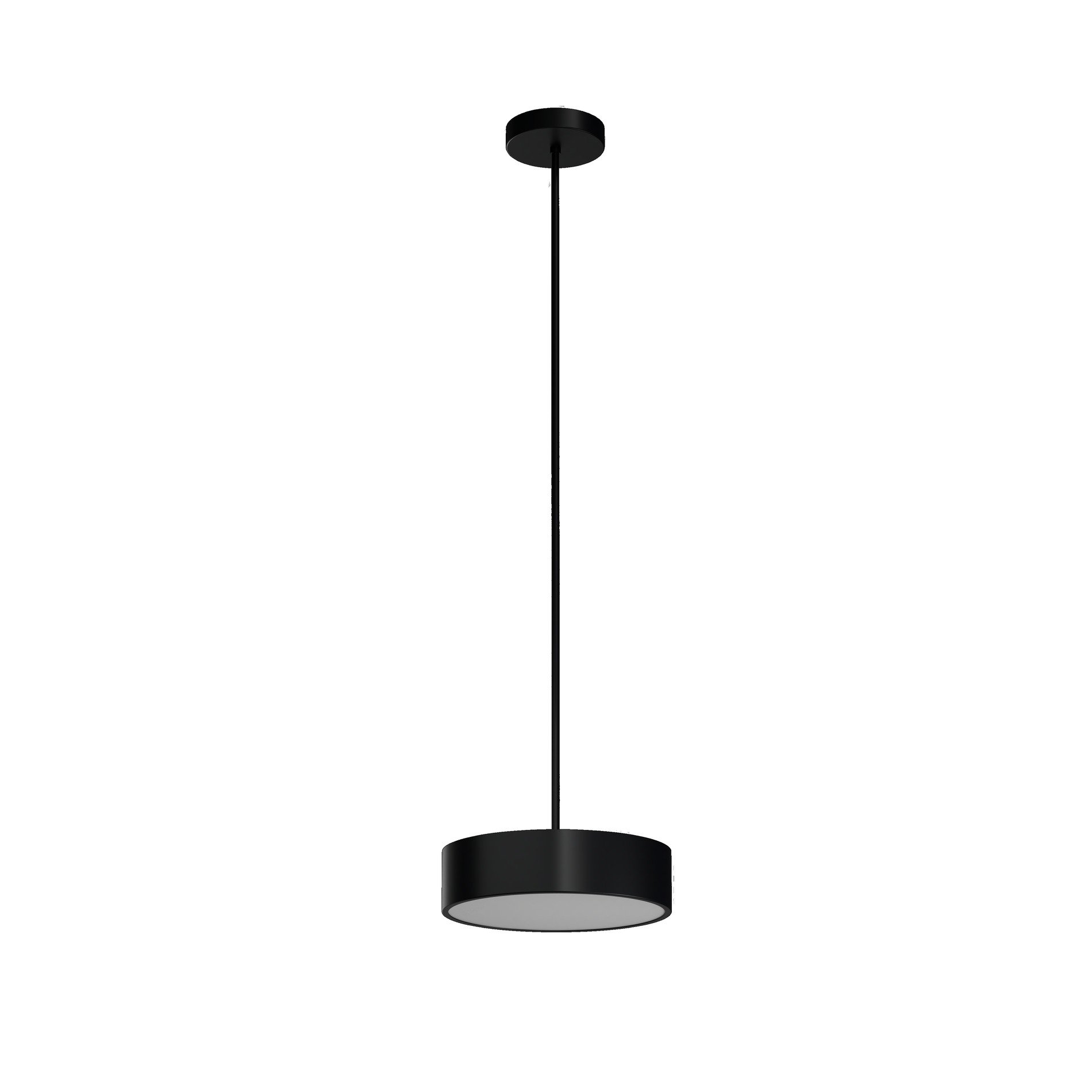 OS KRU40015 KRUGER P1 FO závěsné plastové svítidlo černá IP40 25W E27 HF - OSMONT