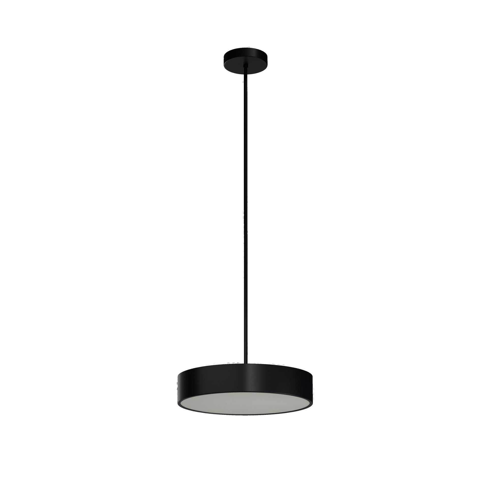 OS KRU60197 KRUGER P2 FOP závěsné plastové svítidlo černá IP40 3000 K 24W LED DALI - OSMONT