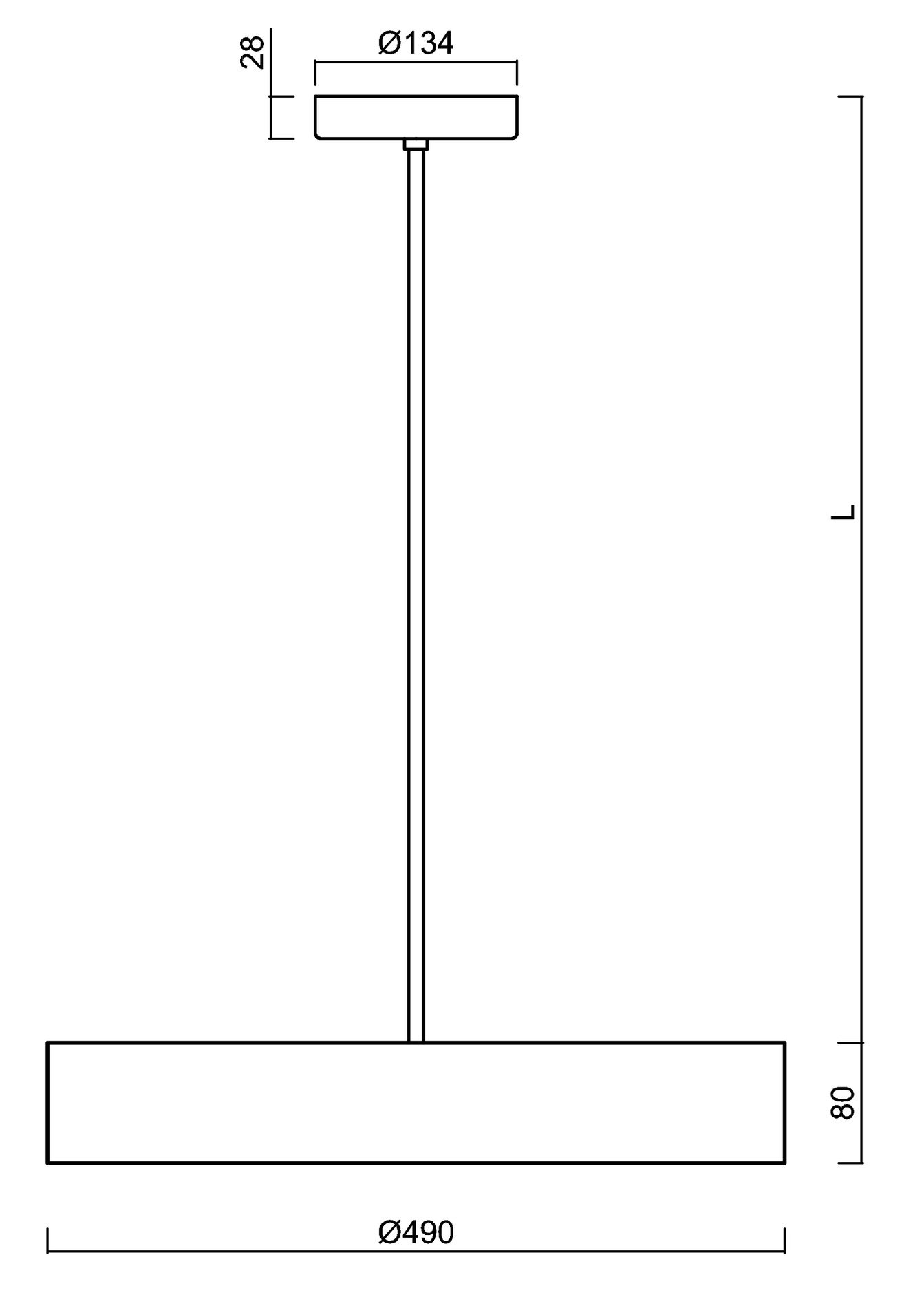 OS KRU60707 KRUGER P3 FO závěsné plastové svítidlo bílá IP40 4000 K 48W LED - OSMONT (obrázek 3)