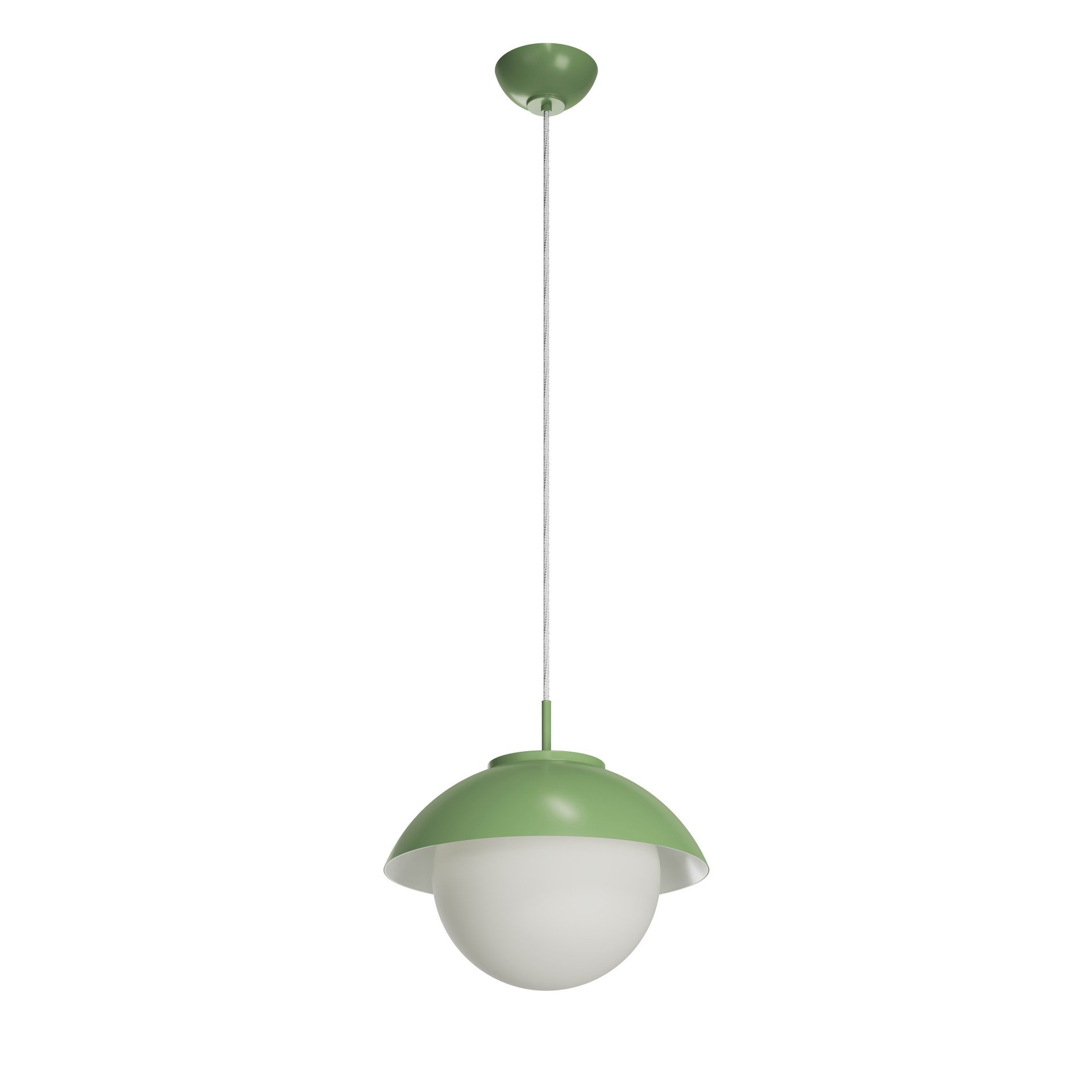 OS LUK60032 LUKIDA ST2 závěsné skleněné svítidlo zelená / bílá IP40 3000 K 20W LED - OSMONT