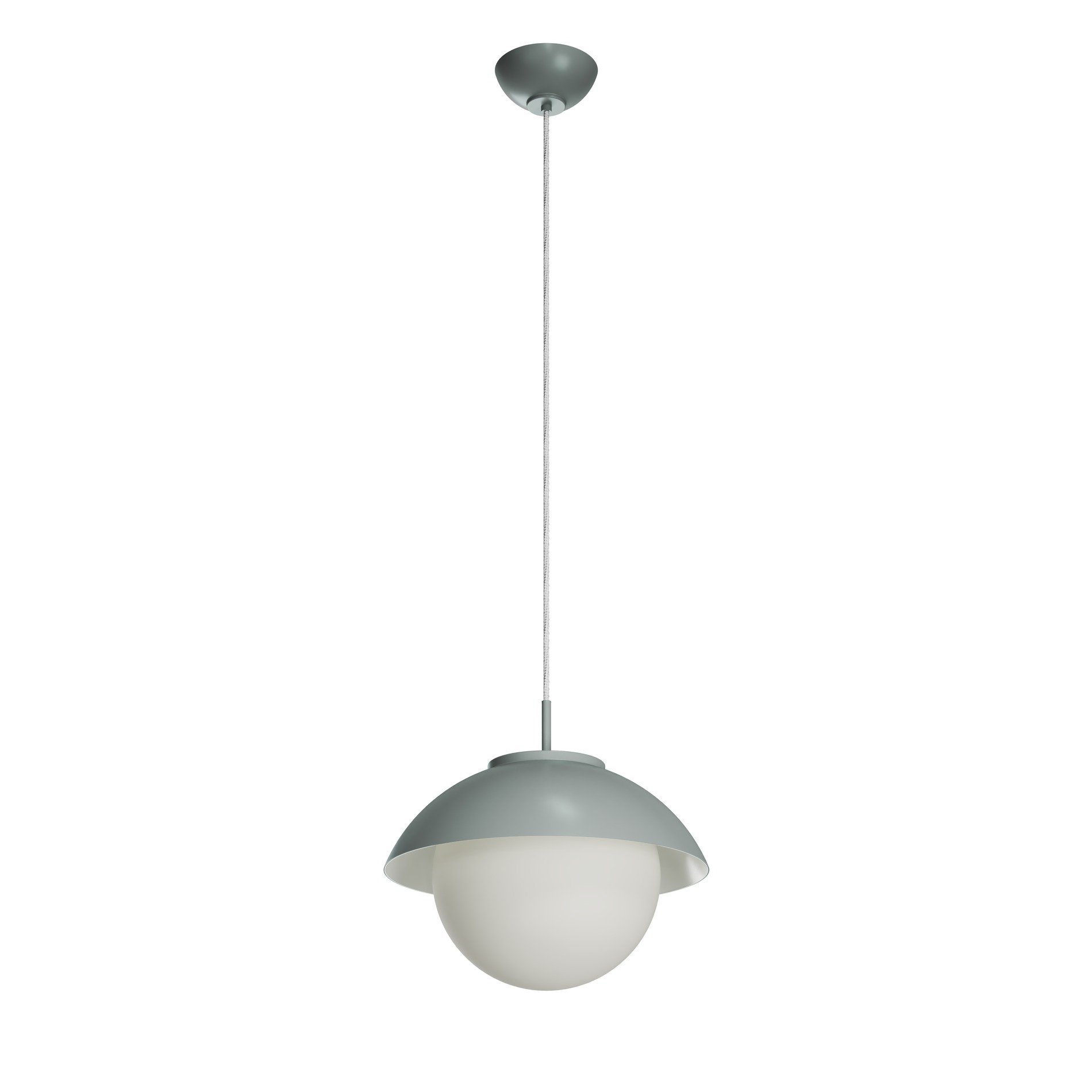 OS LUK60028 LUKIDA ST2 závěsné skleněné svítidlo šedá / bílá IP40 3000 K 20W LED - OSMONT