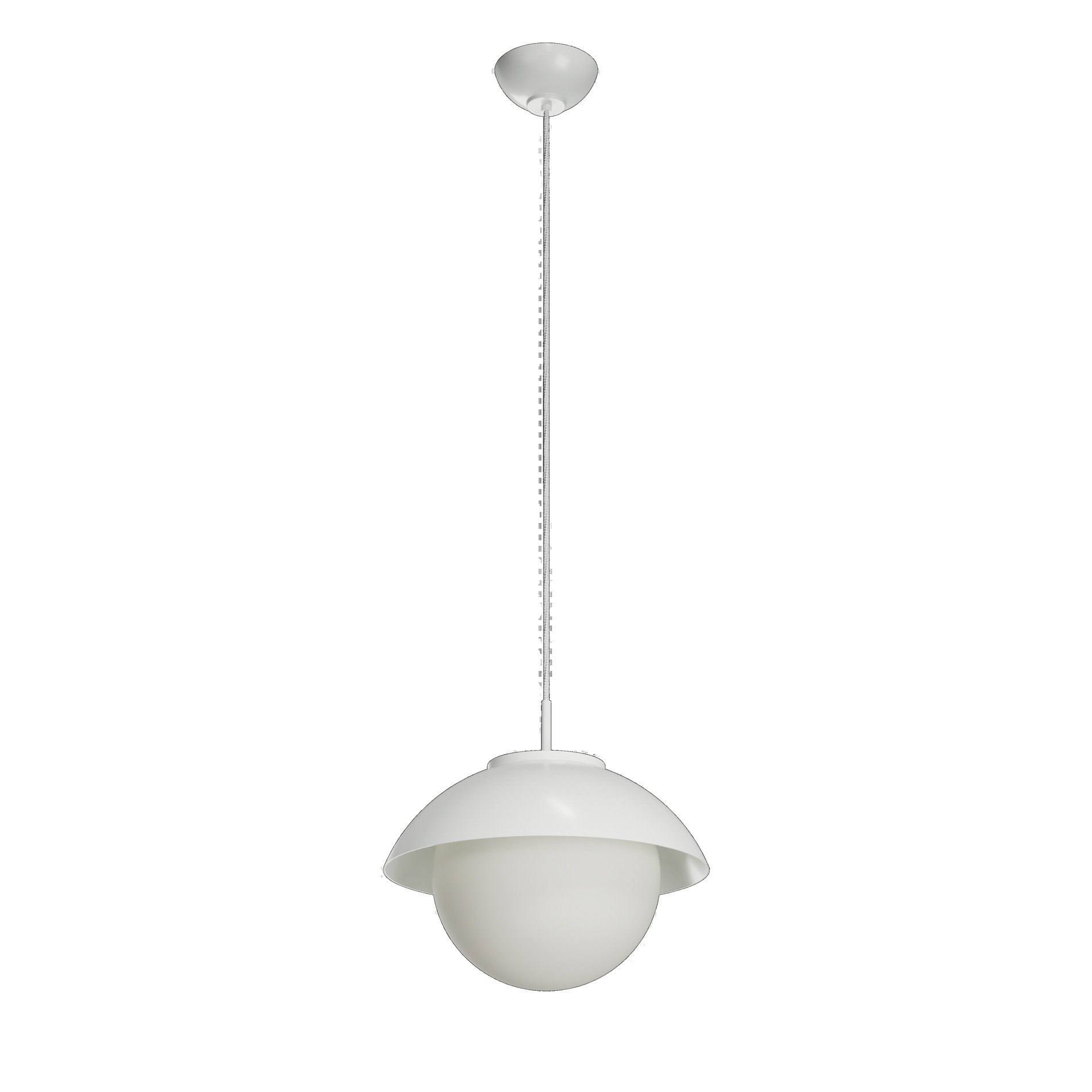OS LUK60024 LUKIDA ST2 závěsné skleněné svítidlo bílá IP40 3000 K 20W LED - OSMONT