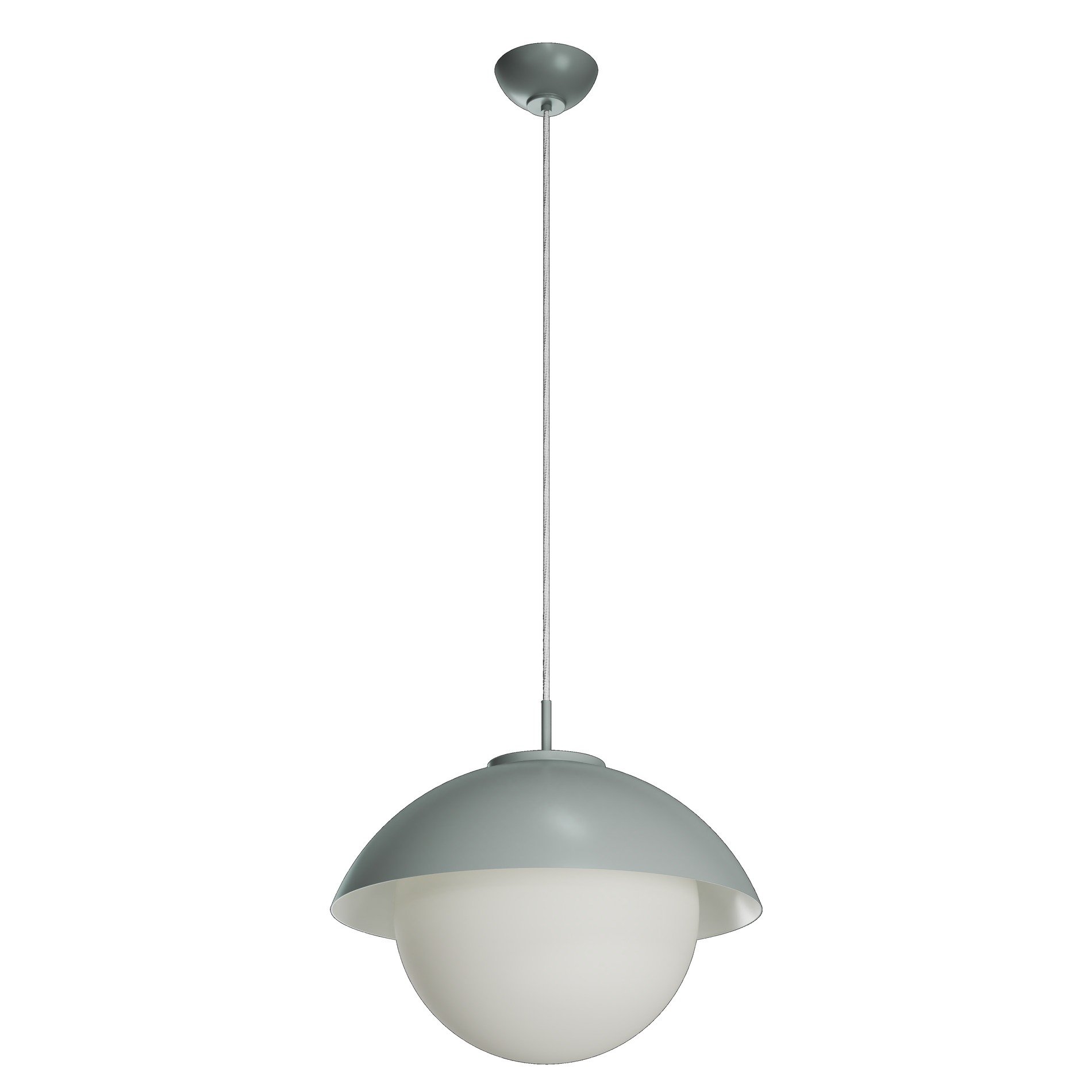 OS LUK60040 LUKIDA ST3 závěsné skleněné svítidlo šedá / bílá IP40 3000 K 27W LED - OSMONT