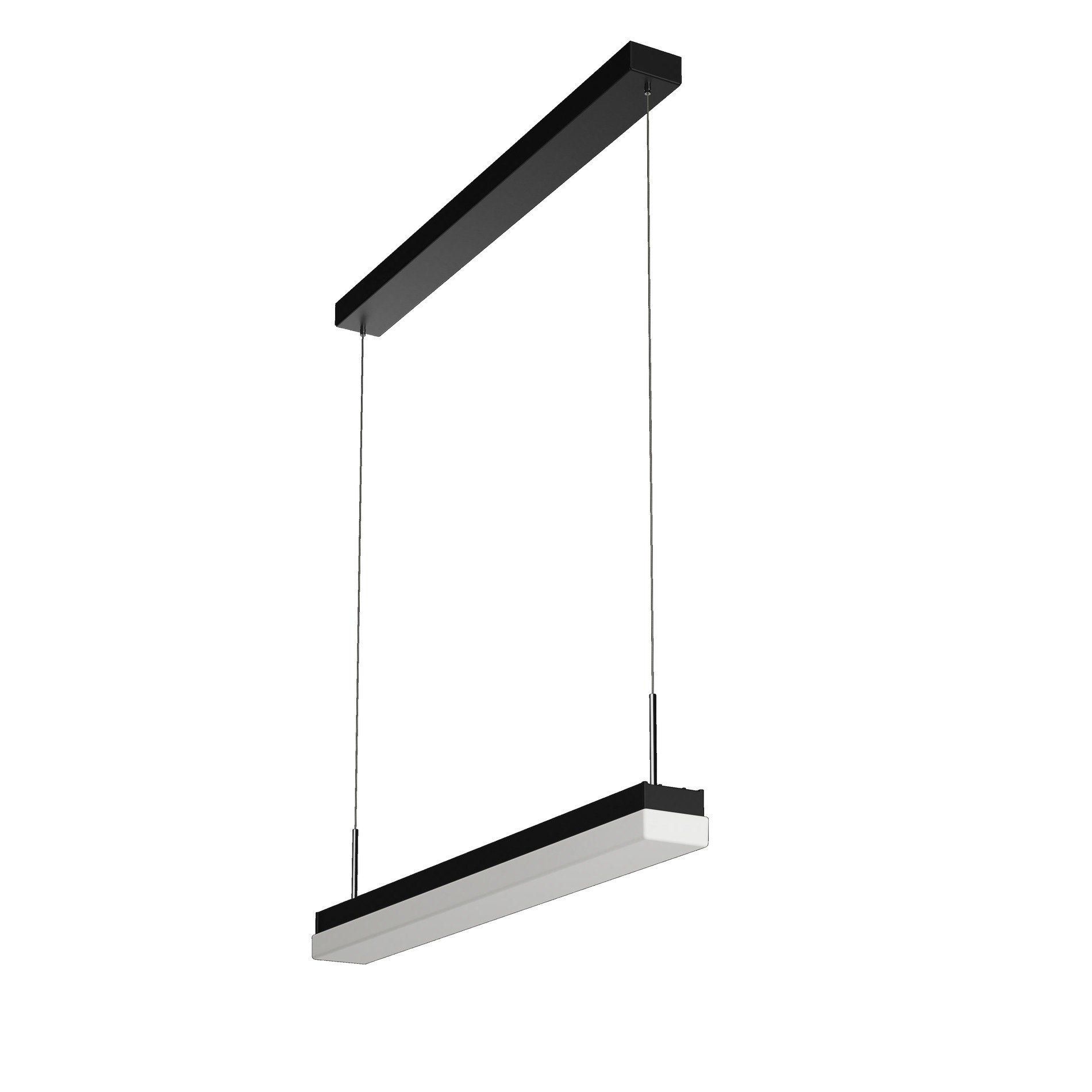 OS MAT60052 MATAR LE1 závěsné plastové svítidlo černá / bílá IP40 3000 K 9W LED - OSMONT