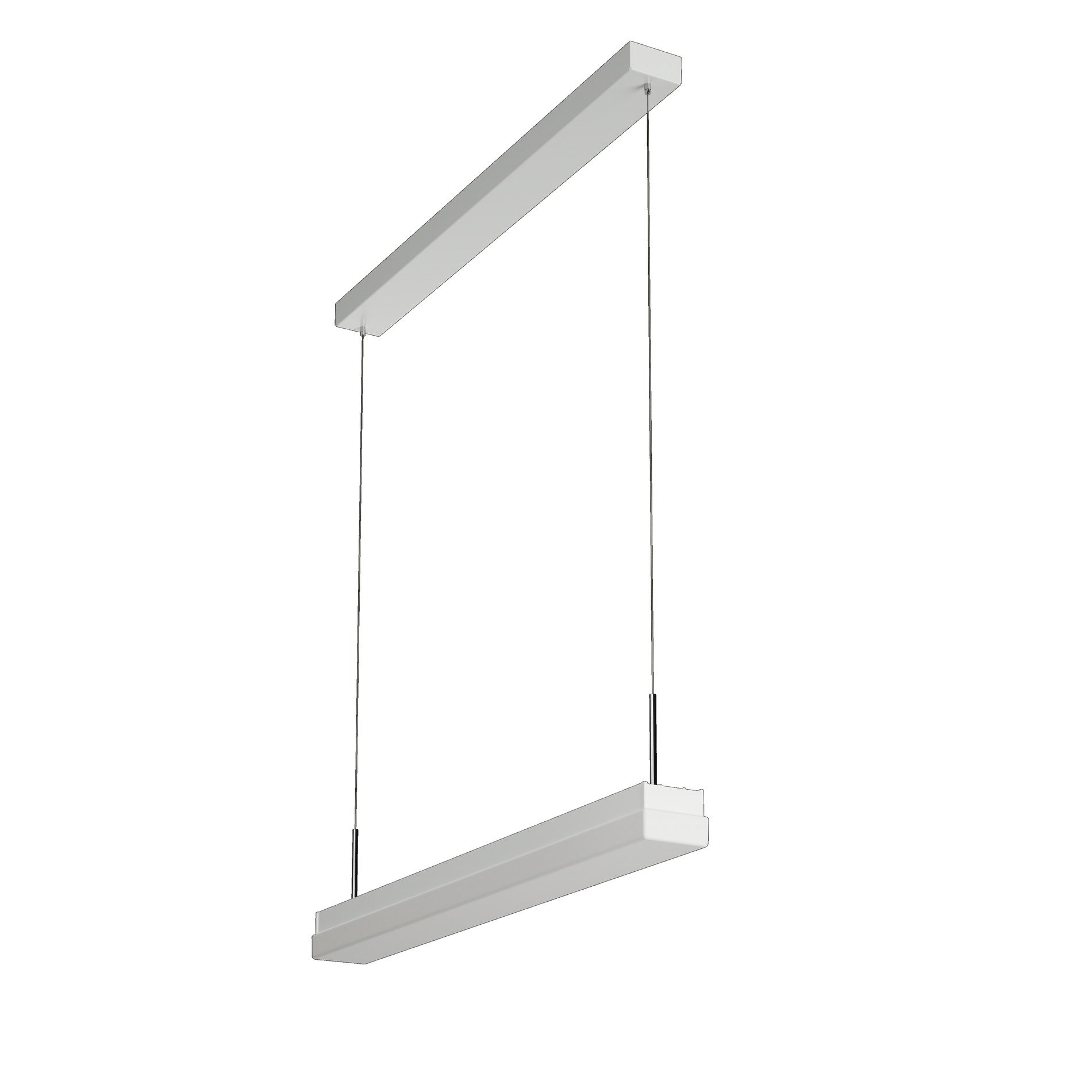 OS MAT60048 MATAR LE1 závěsné plastové svítidlo bílá IP40 3000 K 9W LED - OSMONT