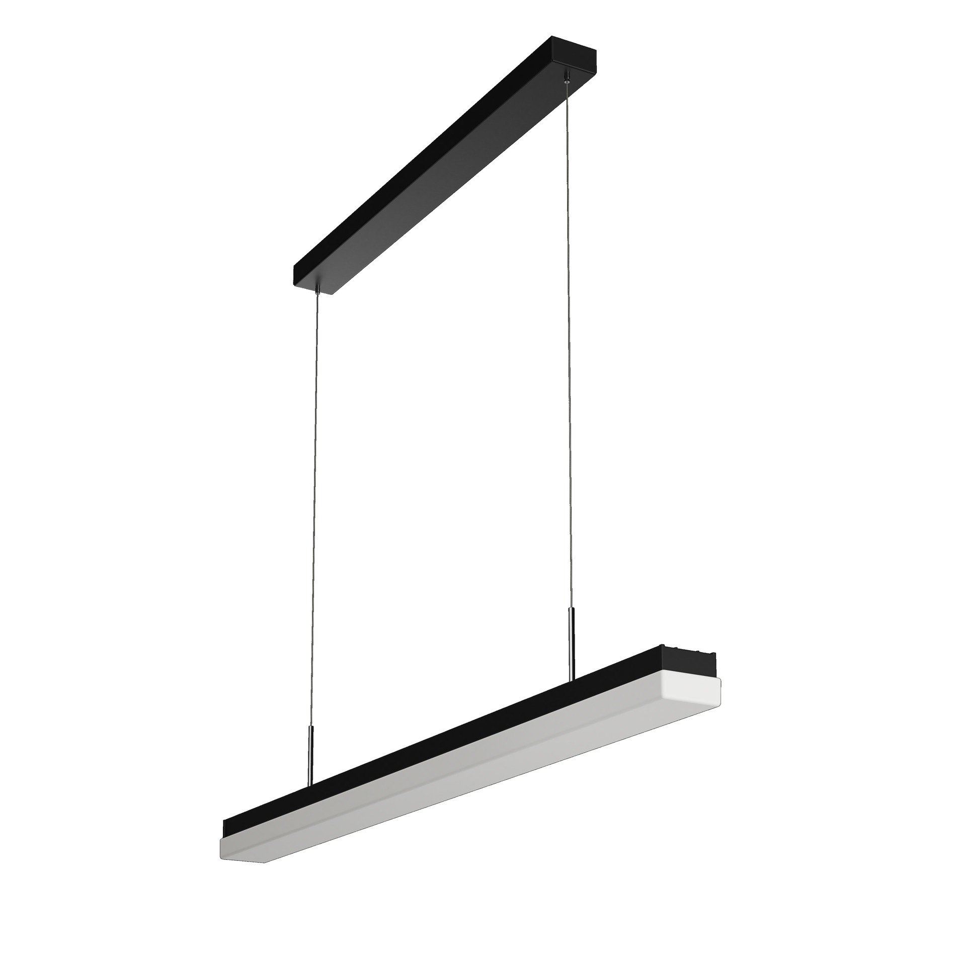 OS MAT60560 MATAR LE2 závěsné plastové svítidlo černá / bílá IP40 4000 K 14W LED - OSMONT