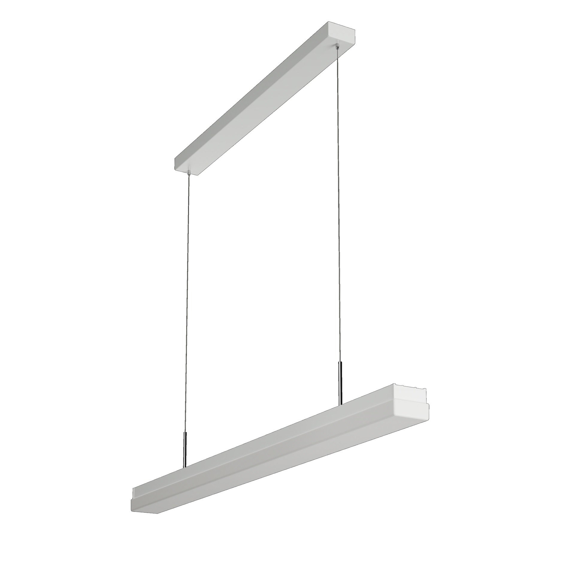 OS MAT60056 MATAR LE2 závěsné plastové svítidlo bílá IP40 3000 K 14W LED - OSMONT