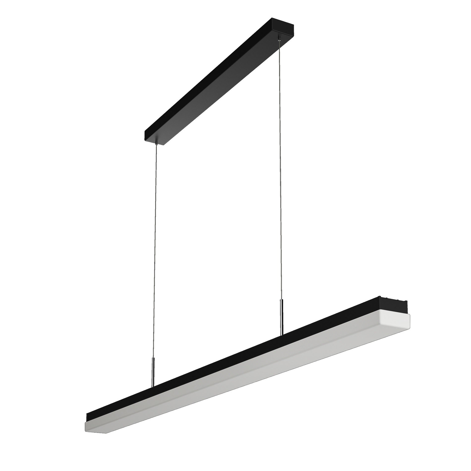 OS MAT60568 MATAR LE3 závěsné plastové svítidlo černá / bílá IP40 4000 K 18W LED - OSMONT