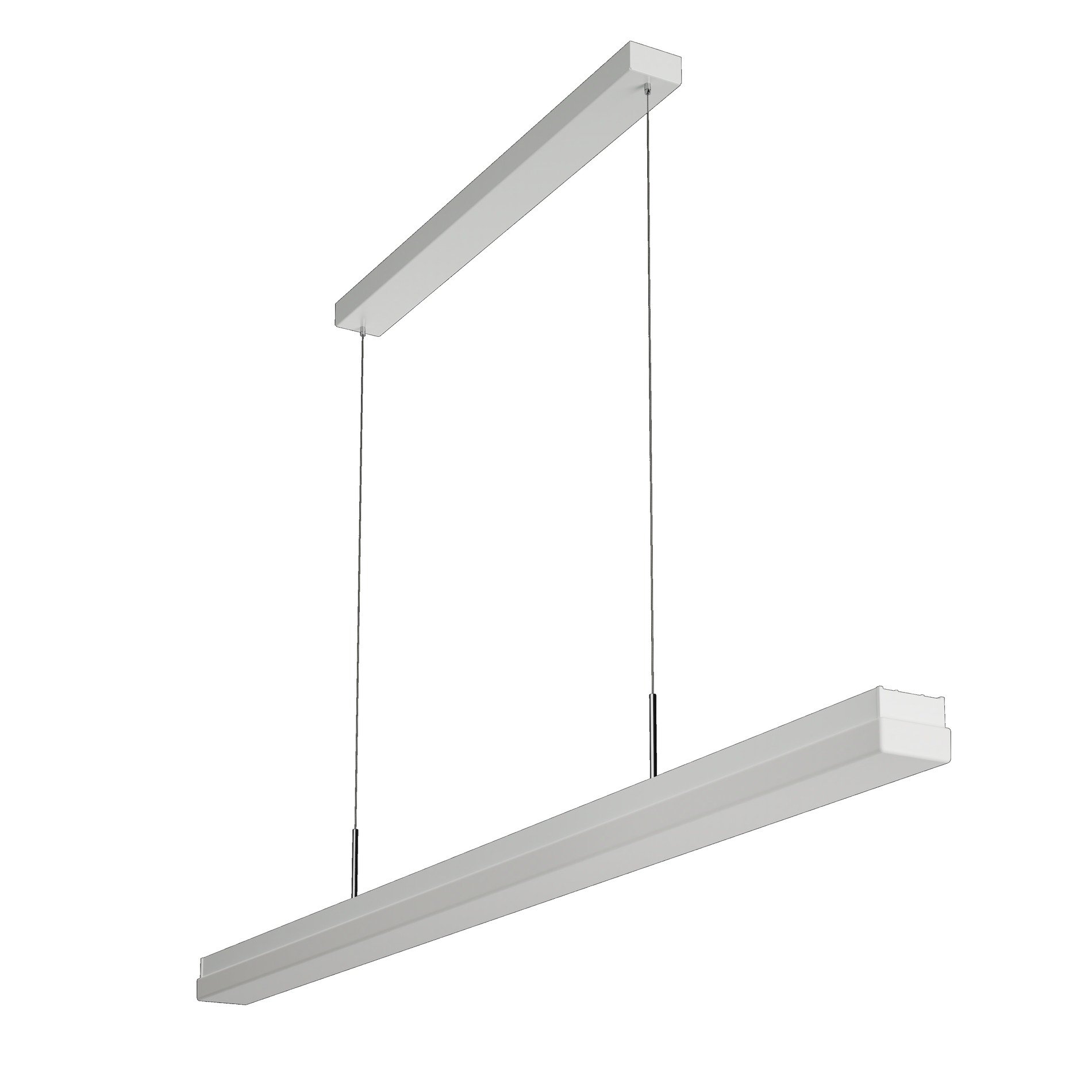 OS MAT60066 MATAR LE3 závěsné plastové svítidlo bílá IP40 3000 K 26W LED - OSMONT