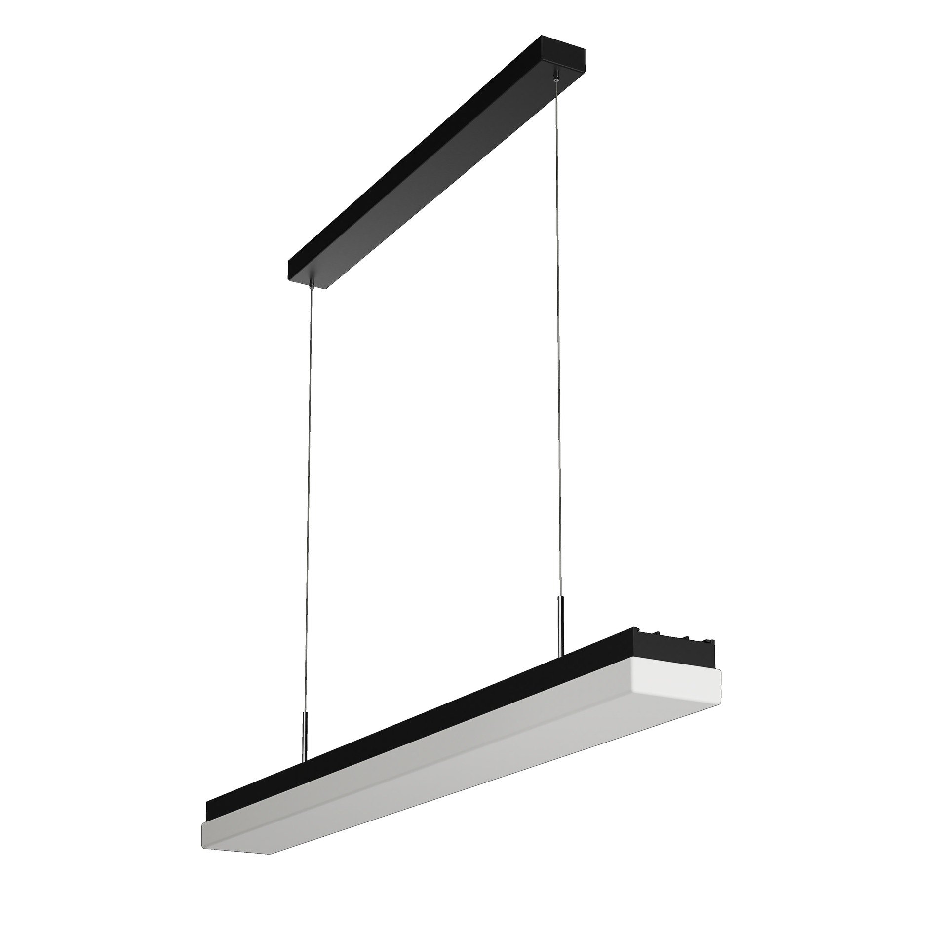 OS MAT60084 MATAR LE5 závěsné plastové svítidlo černá / bílá IP40 3000 K 19W LED - OSMONT