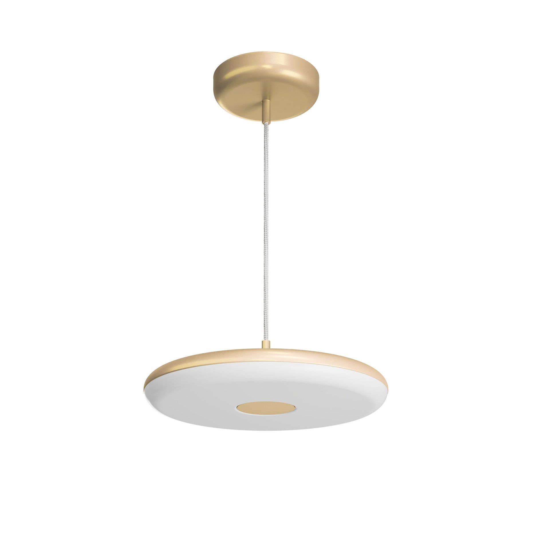 OS ZET60054 ZETA ST1 FP závěsné plastové svítidlo zlatá / bílá IP40 3000 K 31W LED - OSMONT