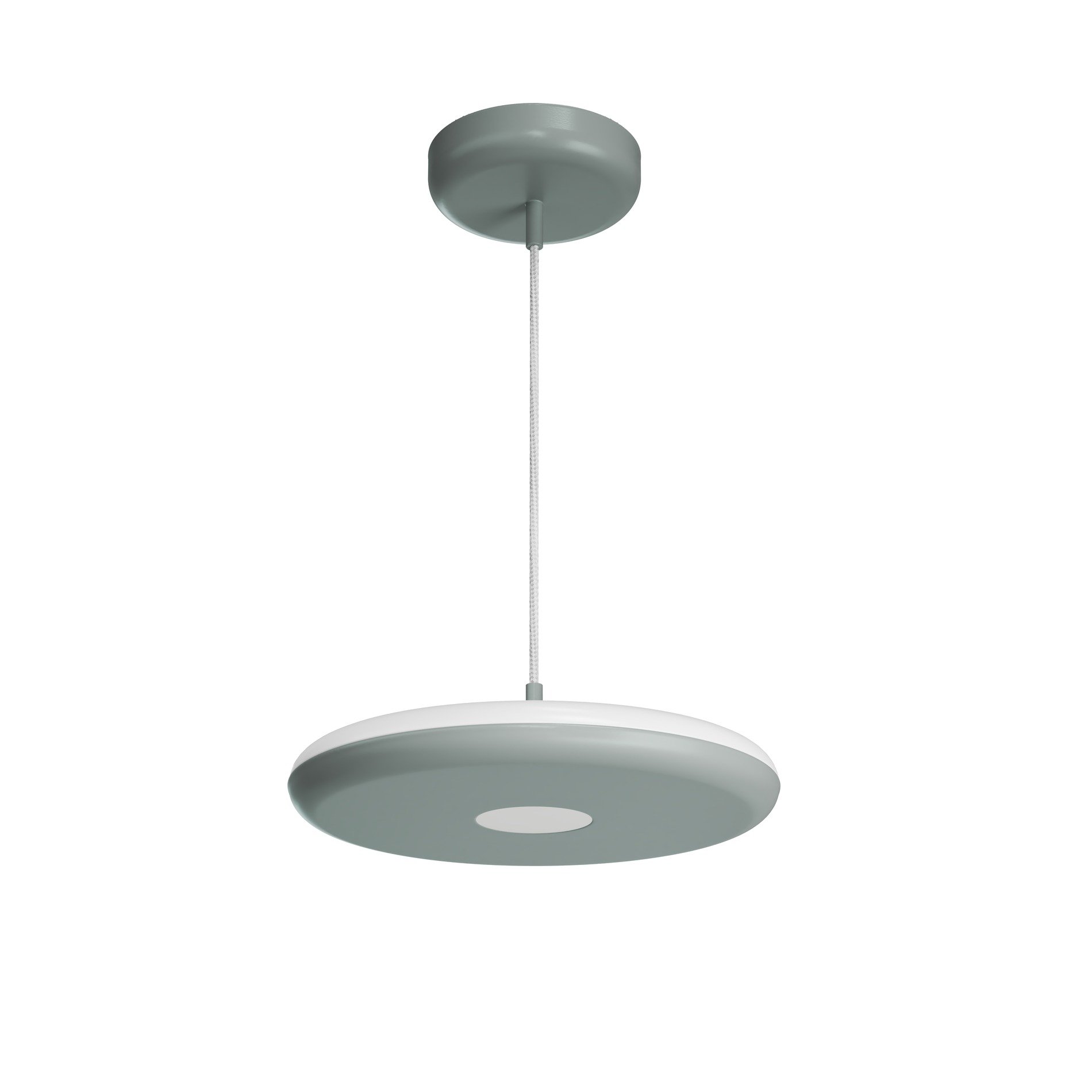 OS ZET60576 ZETA ST1 PF závěsné plastové svítidlo šedá / bílá IP40 4000 K 31W LED - OSMONT
