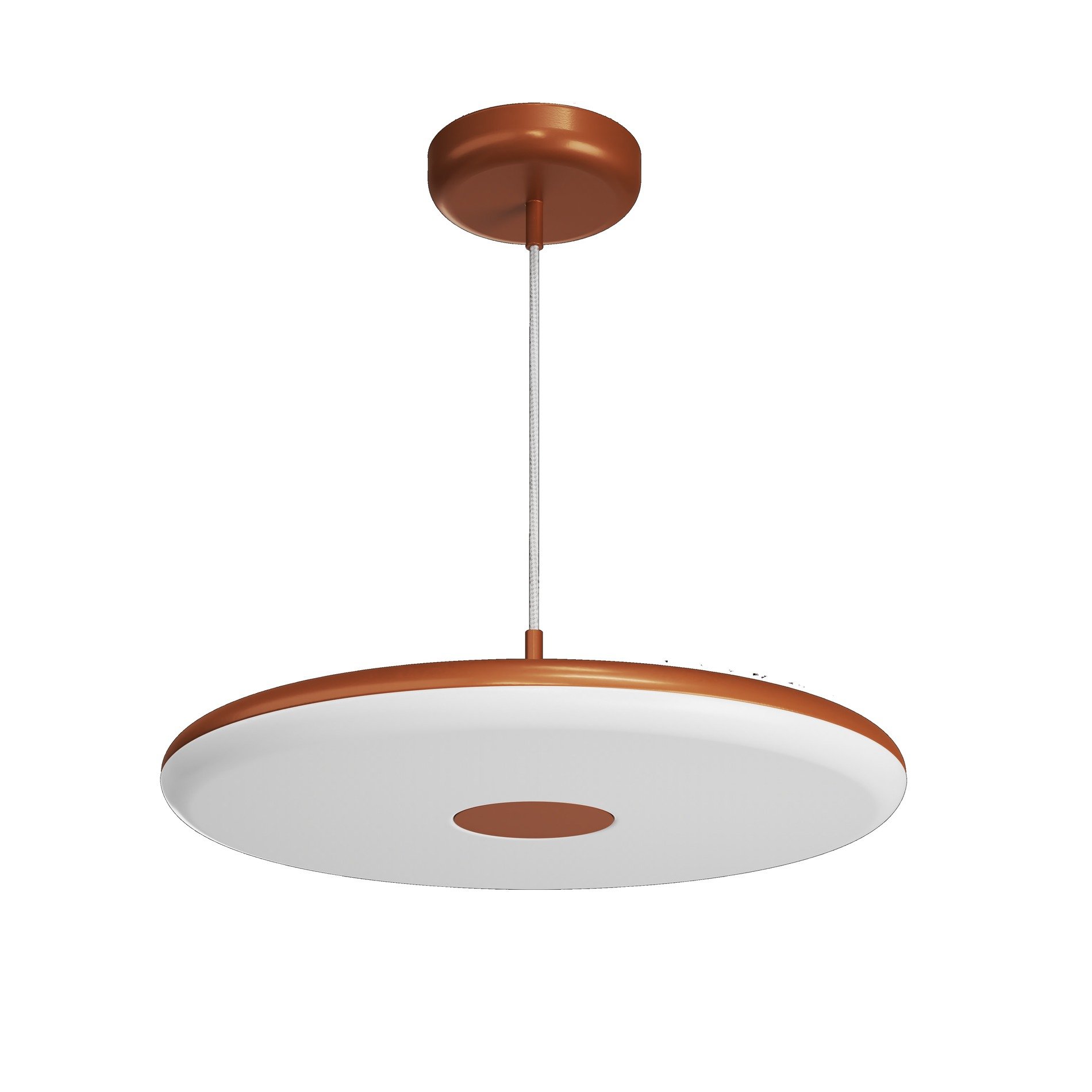 OS ZET60070 ZETA ST2 FP závěsné plastové svítidlo terakota / bílá IP40 3000 K 38W LED - OSMONT