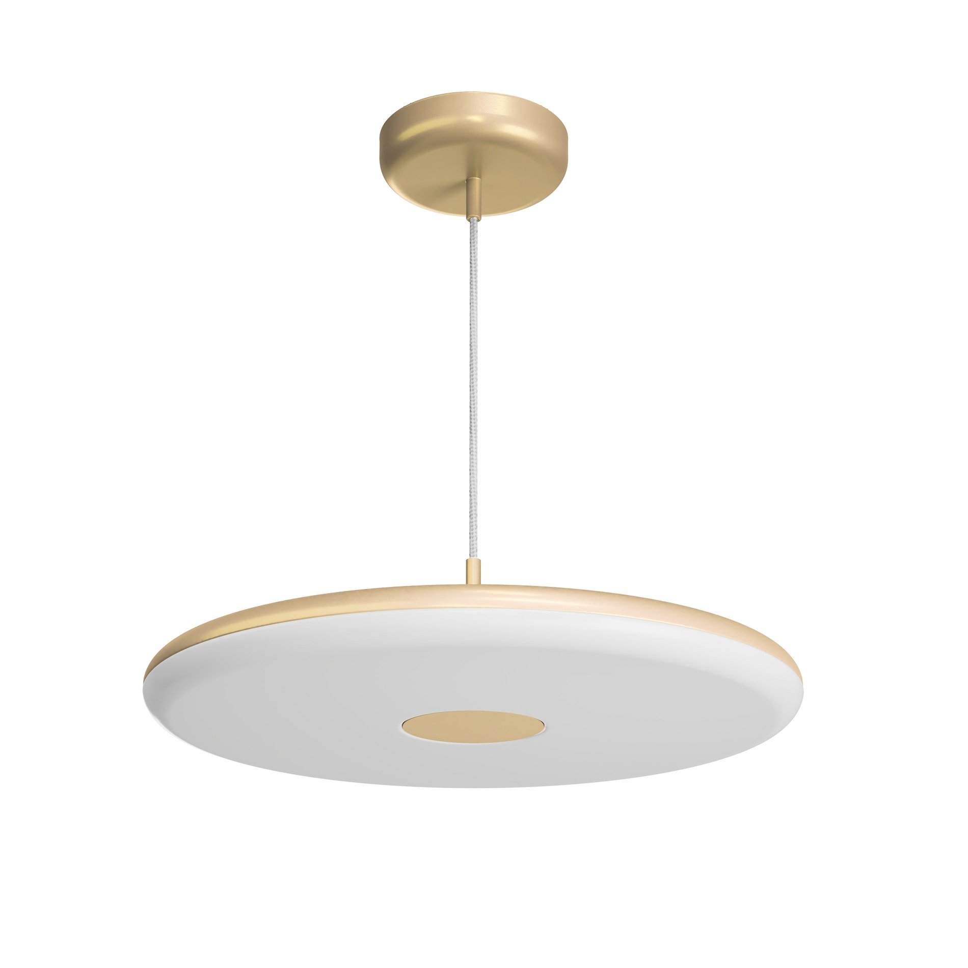 OS ZET60066 ZETA ST2 FP závěsné plastové svítidlo zlatá / bílá IP40 3000 K 38W LED - OSMONT