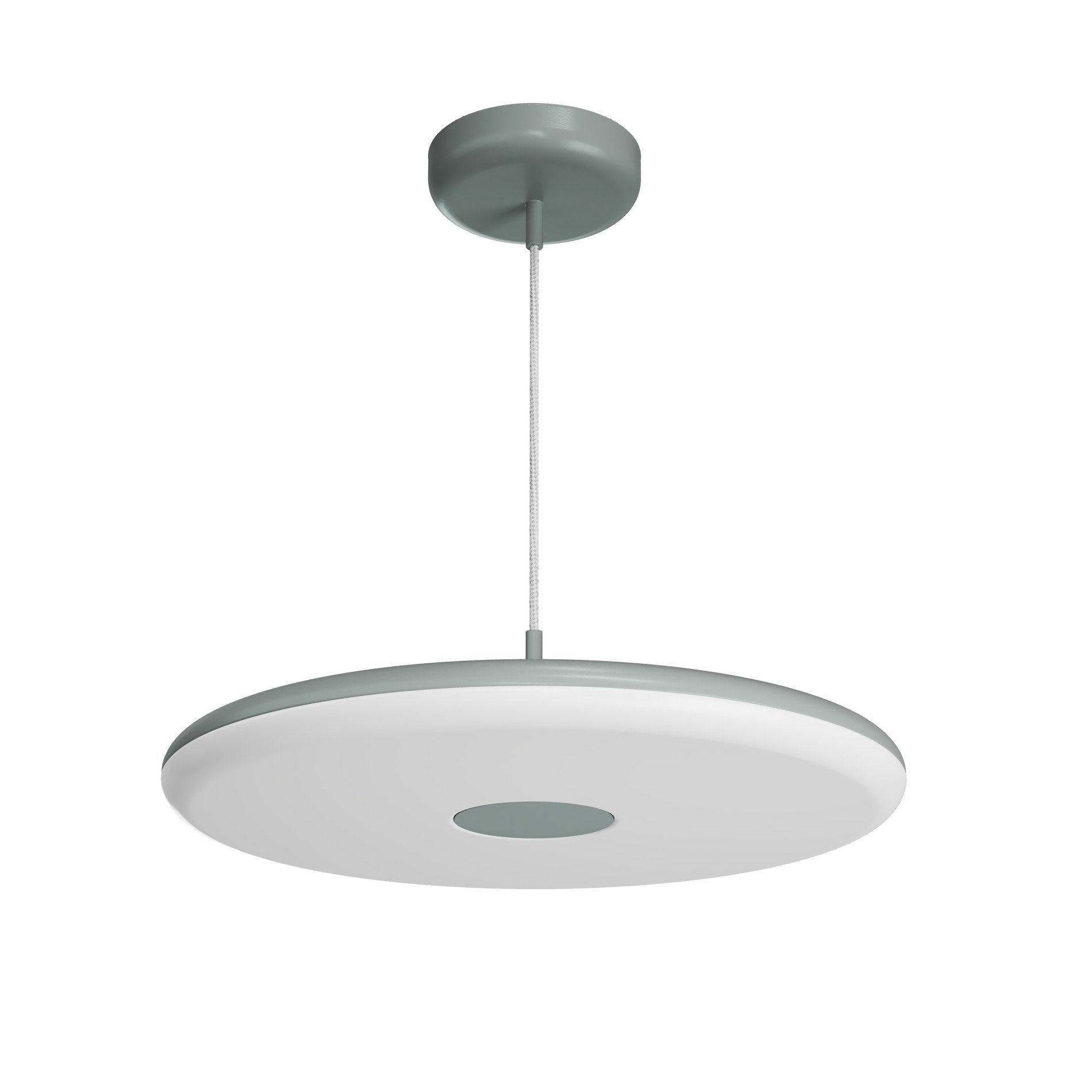 OS ZET60064 ZETA ST2 FP závěsné plastové svítidlo šedá / bílá IP40 3000 K 38W LED - OSMONT