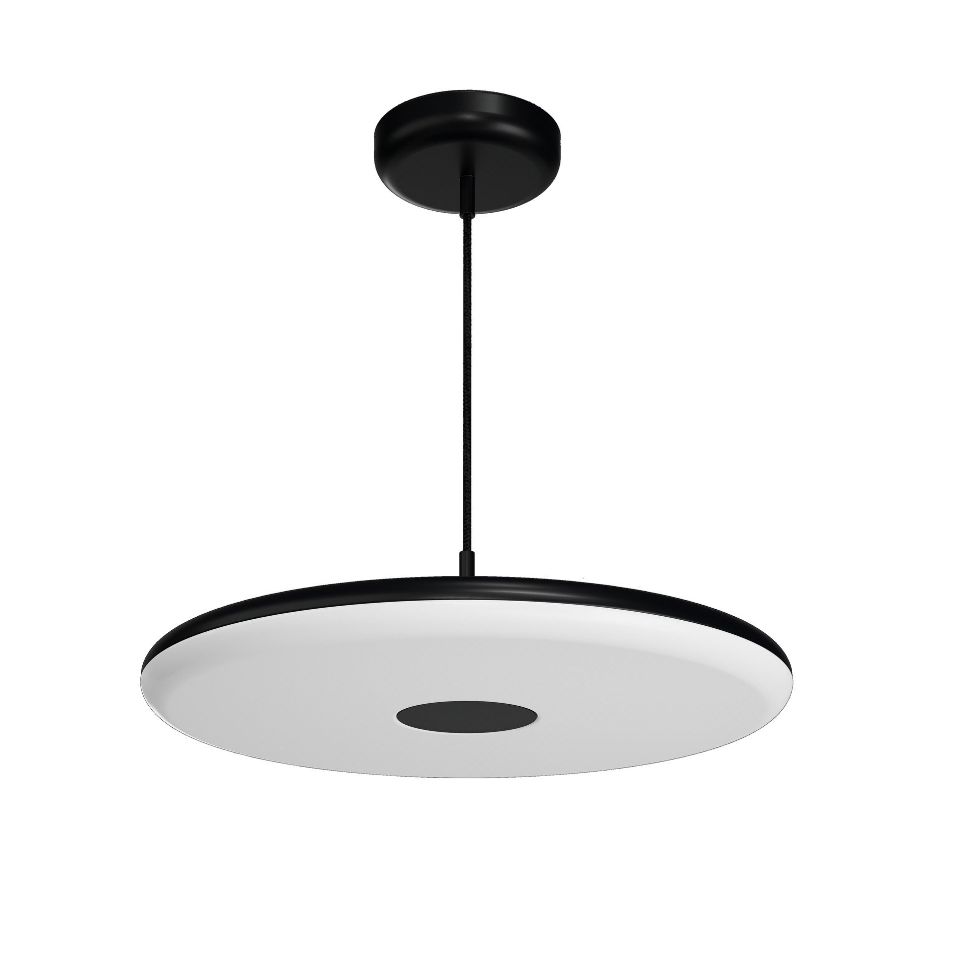 OS ZET60062 ZETA ST2 FP závěsné plastové svítidlo černá IP40 3000 K 38W LED - OSMONT