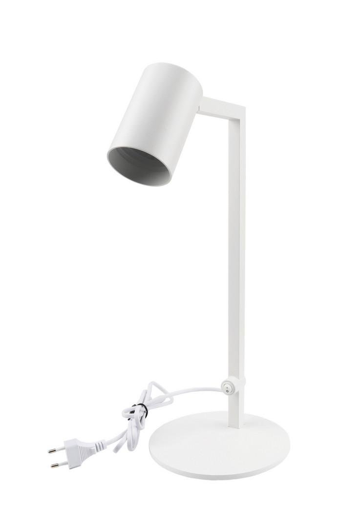 IMPR 346086 Deko-Light stolní lampa Can Tilt 1x 7,5W GU10 bílá - LIGHT IMPRESSIONS