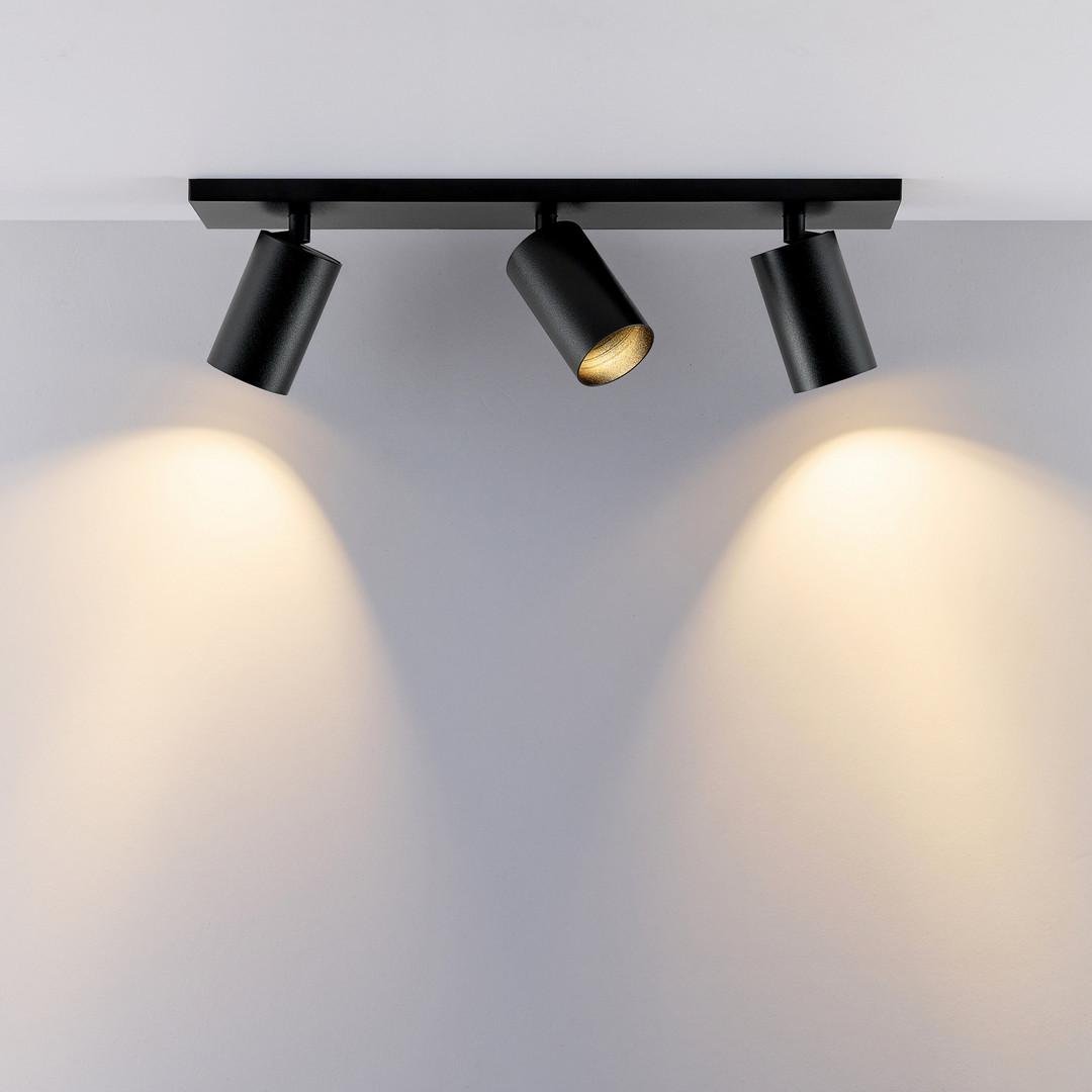 Obrázek produktu Deko-Light stropní přisazené svítidlo - Can Tilt hranatá základna, 3x 7,5 W GU10, černá - LIGHT IMPRESSIONS 3 Obrázek produktu Deko-Light stropní přisazené svítidlo - Can Tilt hranatá základna, 3x 7,5 W GU10, černá - LIGHT IMPRESSIONS 3