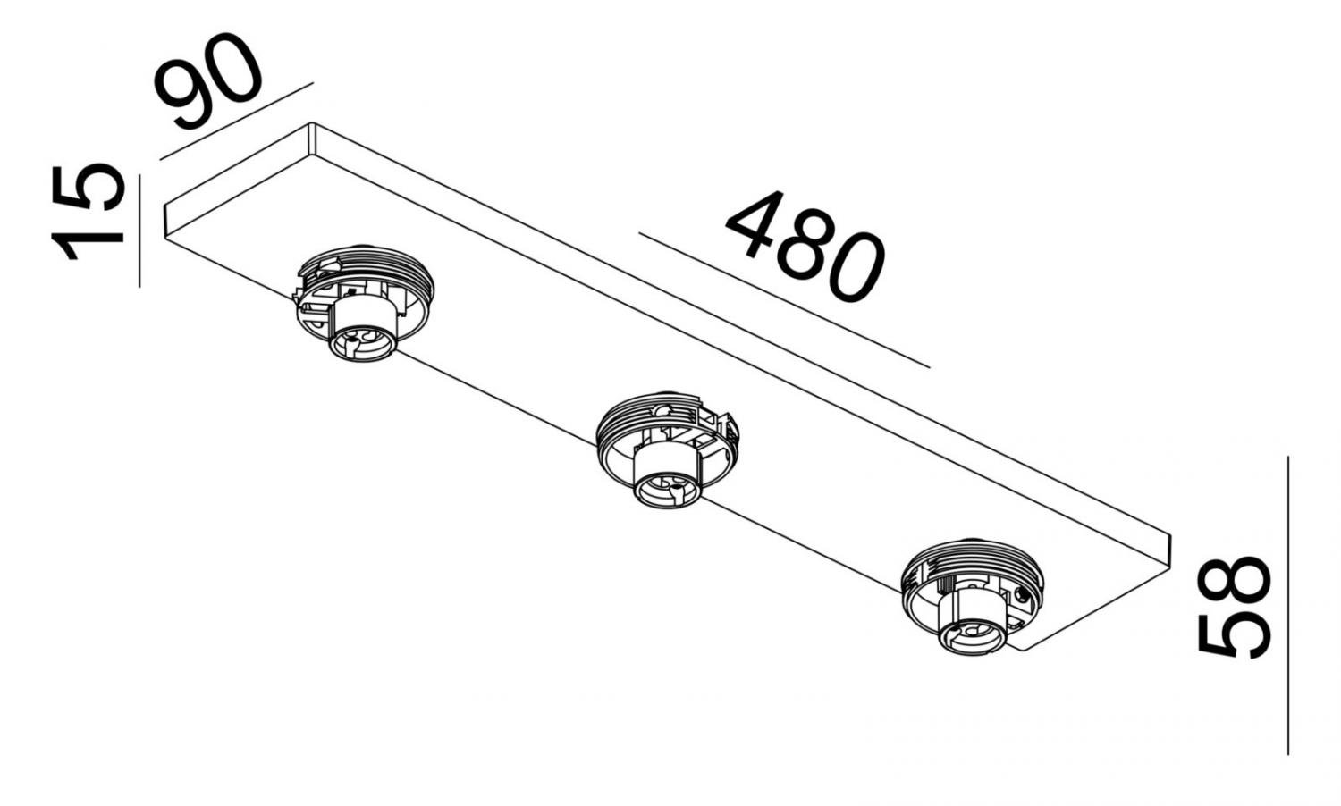 Obrázek produktu Deko-Light stropní přisazené svítidlo - Can Tilt hranatá základna, 3x 7,5 W GU10, černá - LIGHT IMPRESSIONS 8 Obrázek produktu Deko-Light stropní přisazené svítidlo - Can Tilt hranatá základna, 3x 7,5 W GU10, černá - LIGHT IMPRESSIONS 8