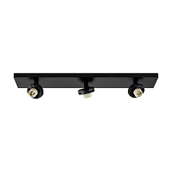 Obrázek pro produkt Deko-Light stropní přisazené svítidlo Can Tilt hranatá základna 3x 7,5W GU10 černá - DEKOLIGHT