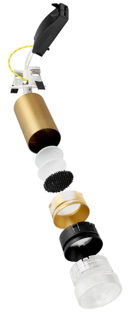 IMPR 565756 Deko-Light vestavné bodové svítidlo Can Tilt kulaté, 1x 7,5W GU10 černá (obrázek 8)