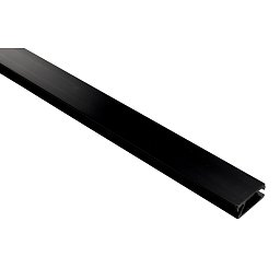 Obrázek pro produkt Kryt lišty 1fázový systém D-One 1m černá - LIGHT IMPRESSIONS