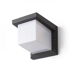 Obrázek pro produkt VÝPRODEJ VZORKU - HIDE SQ nástěnná antracitová 230V E27 13W IP44 - RED - DESIGN RENDL