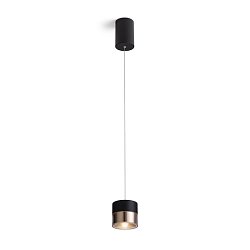Obrázek pro produkt VÝPRODEJ VZORKU - JUNIPER závěsná stahovatelná černá/zlatá  230V LED 15W 30°  3000K - RED - DESIGN RENDL