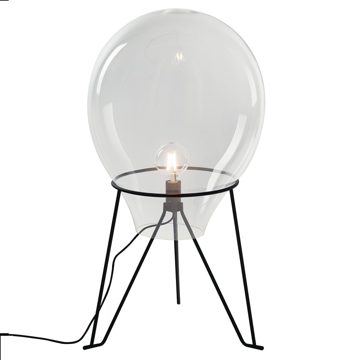 FAN I-AZUMA-L38 Stolní lampa Lume Azuma průhledná 1xE27 38x63 cm - FANEUROPE