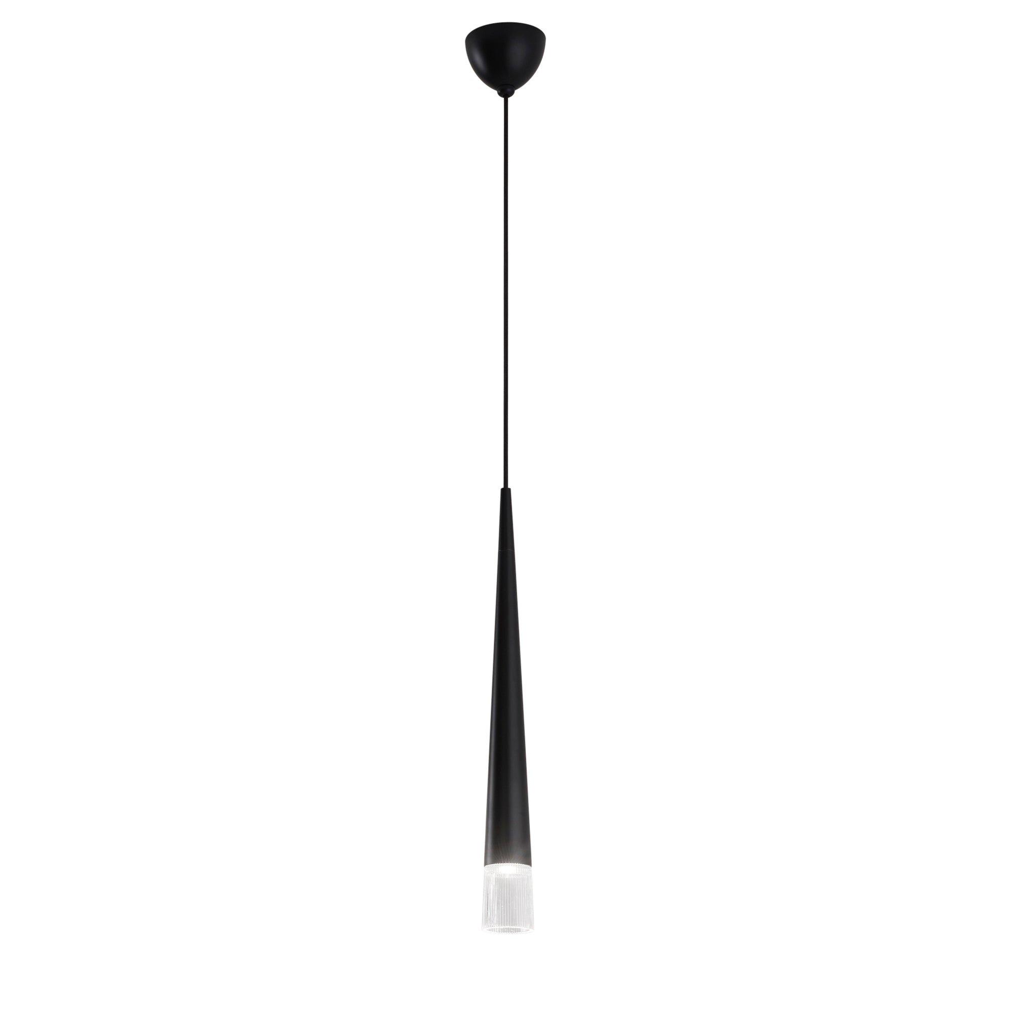 FAN I-LANCELOT-S NER Závěsné svítidlo Lancelot černé 1xGU10 6x181 cm - FANEUROPE