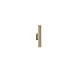 Obrázek pro produkt Nástěnné svítidlo Lord zlatý kov/hliník, 2 x GU10, 25 W, 5,5 x 9 x 35 cm - FANEUROPE